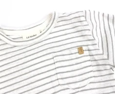 Lil Atelier limestone coconut milk stribet top